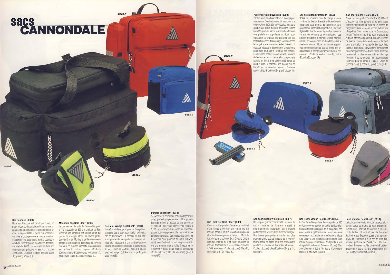 CATALOGUES CANNONDALE CANNONDALE 1991