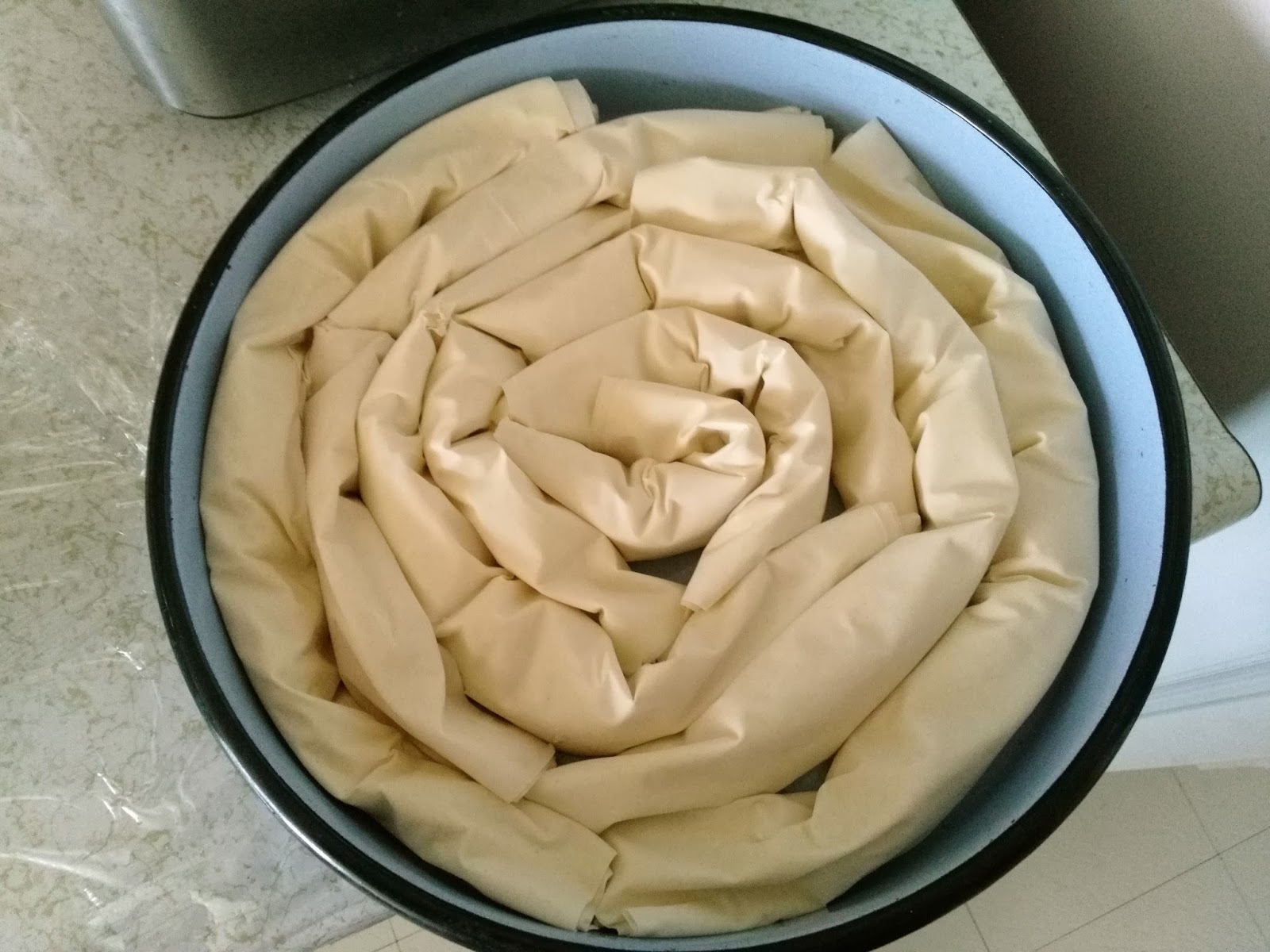 World Traveler Recipes Bosnian Pita Pie Zucchini (Tikvenjaca) and