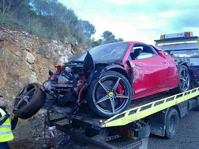 Ferrari 458 Spider Fatal Crashed in Mallorca 3