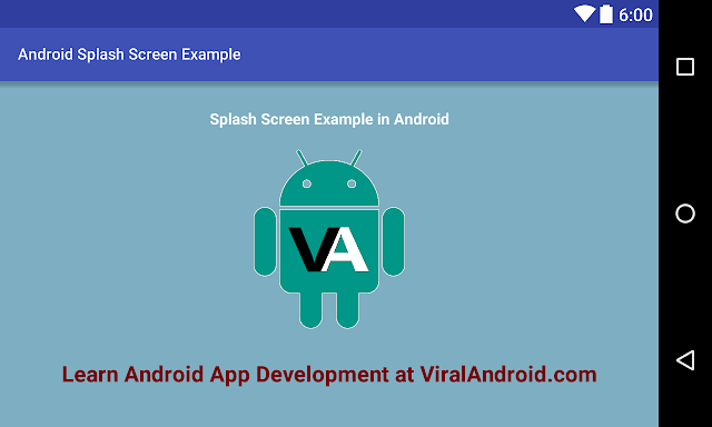 Android Example: How to Make/Create a Splash Screen in Android App
