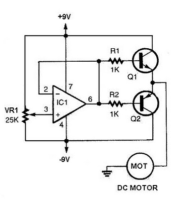 Dc Motor Controller Circuit Diagram