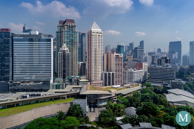 View from New World Makati Hotel