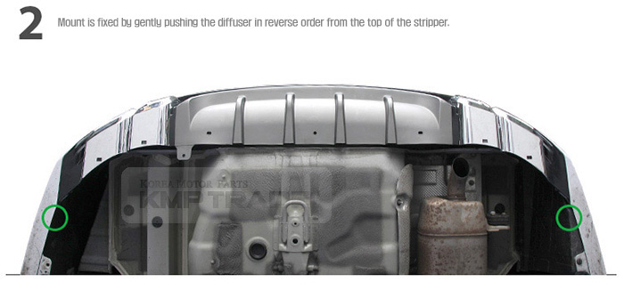 Bodykit Parts Rear Bumper Diffuser Dual Tip St Black For HYUNDAI 2017 Elantra AD