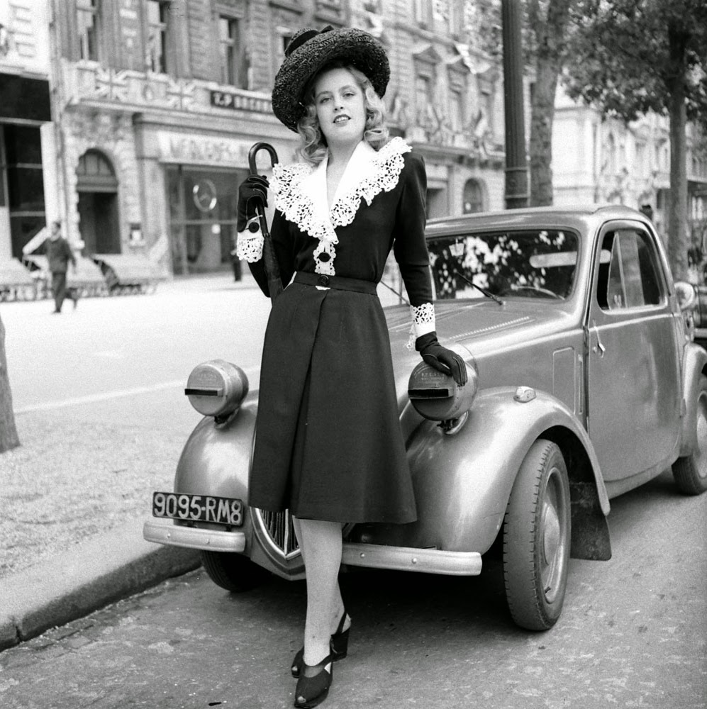 La magnifique mode féminine dans le Paris de l'après-libération, 1944 ...