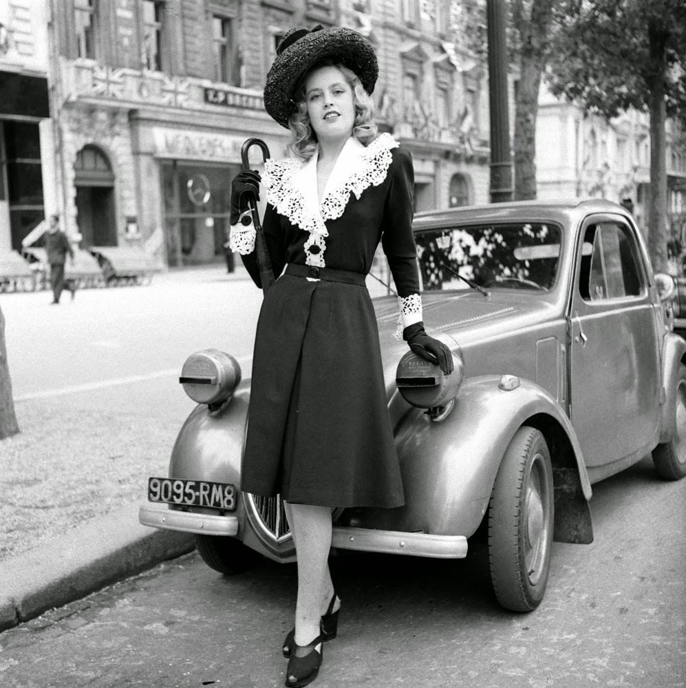 Beautiful Women's Fashion in PostLiberation Paris, 1944 vintage everyday