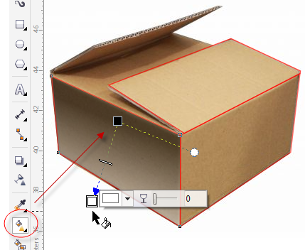 Menempel Gambar Bitmap pada Gambar Box Dengan CorelDRAW | Belajar CorelDRAW