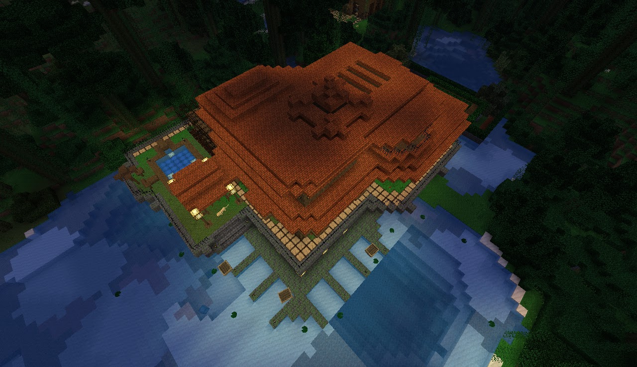 карта майнкрафт озеро