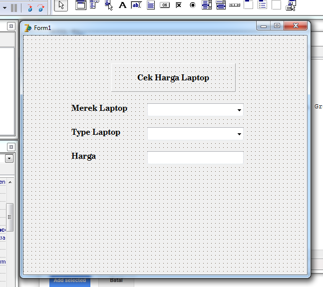 Pencabangan ComboBox dan Edit di Delphi 7 BawelBlog
