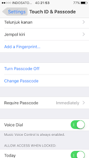 Cara merubah tipe passcode iPhone