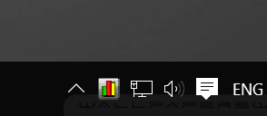 Networx tray icon in window 10