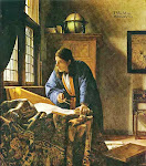 Le Géographe - Vermeer - 1669