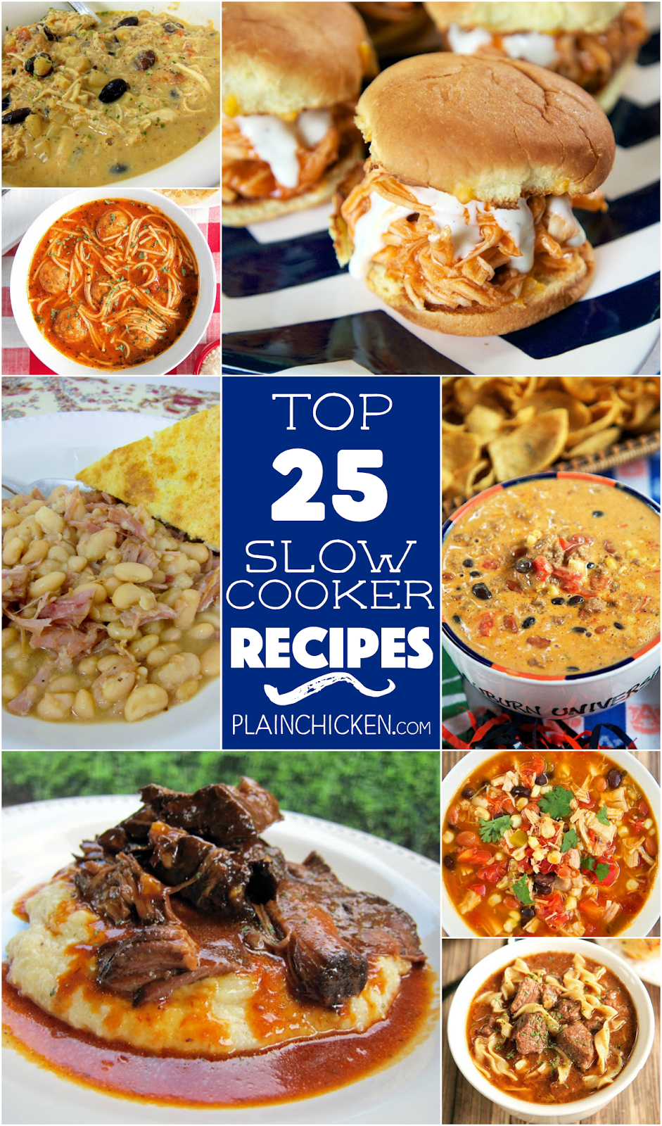 25 Recipes for Slow Cooker Chicken