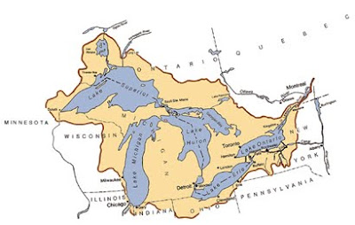 Great Lakes Map - Free Printable Maps