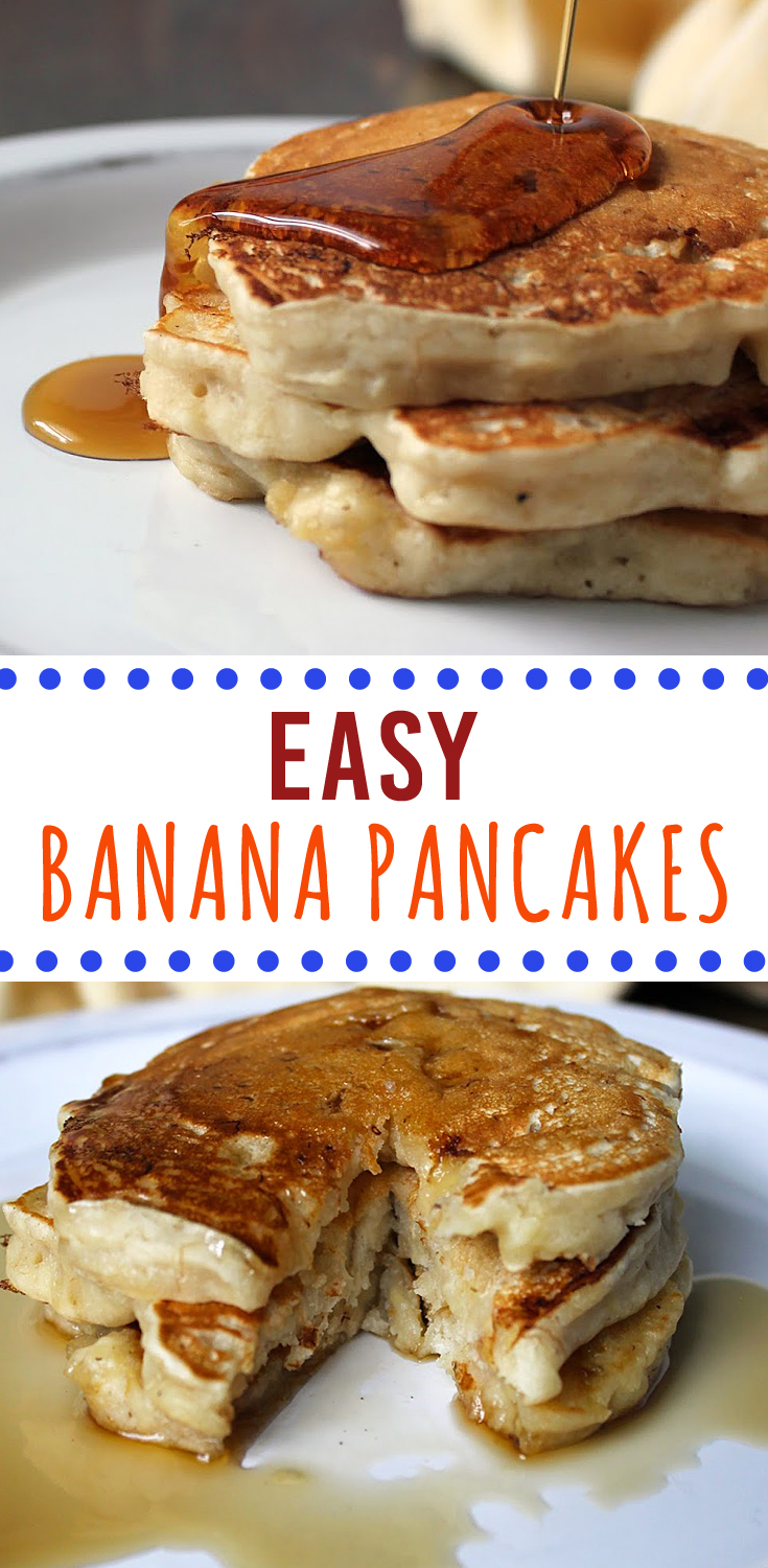 Easy Banana Pancakes Fresh from the...