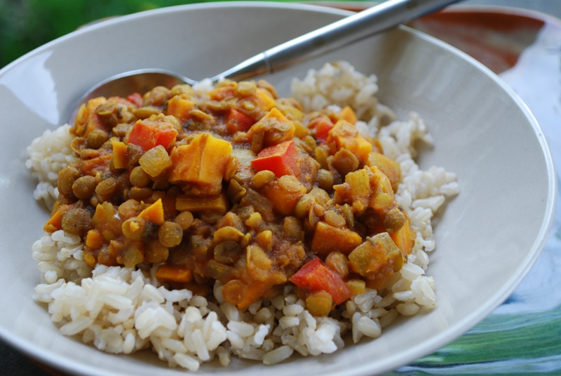 Hearty Helpings: Crock-pot Indian Spiced Lentils