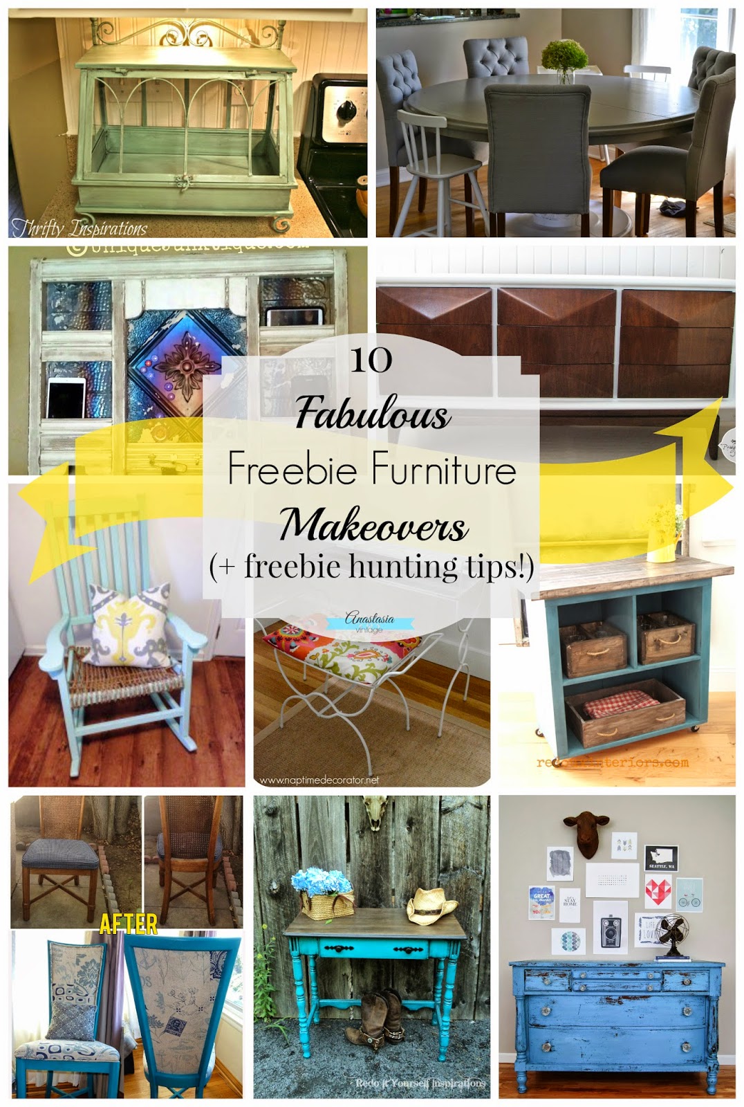 10 Fabulous Trash-to-Treasure Freebie Furniture Makeovers Anastasia Vintage