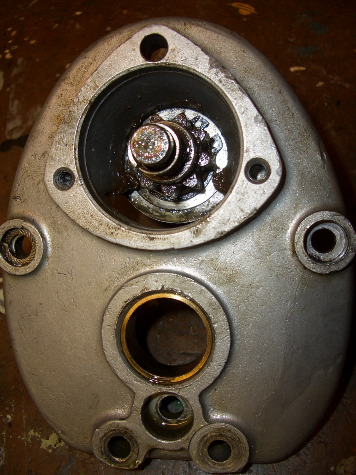 Lambretta LD150 rebuild KICK START BEVEL DRIVE