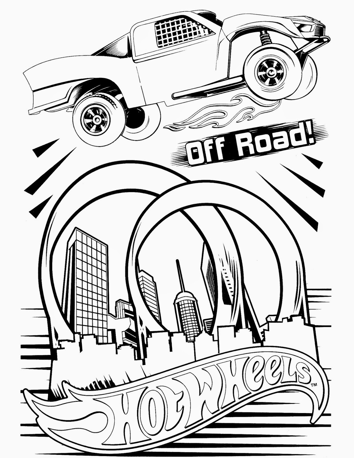 Hot Wheels Racing League Hot Wheels Coloring Pages Set 5 Hot Wheels Racing League Hot Wheels Coloring Pages Set 5