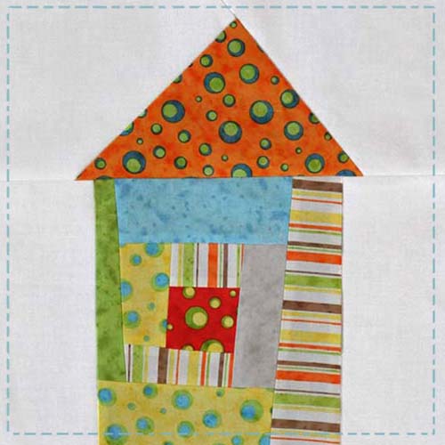 Quilt Inspiration Free pattern day! House quilts