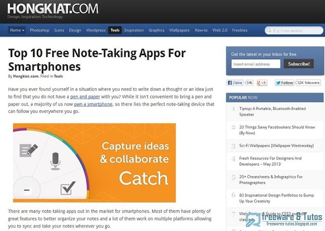 Le site du jour : les 10 meilleures applications de prise de notes pour smartphones