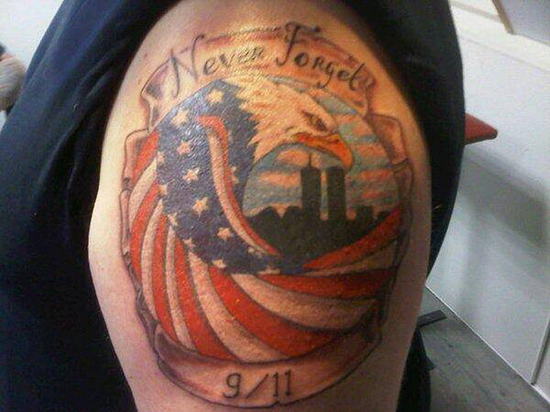 patriotic tattoo by twitter user @bjornverhoeff from Holland