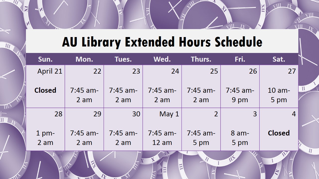 Archer Library News Extended Hours Start Today!