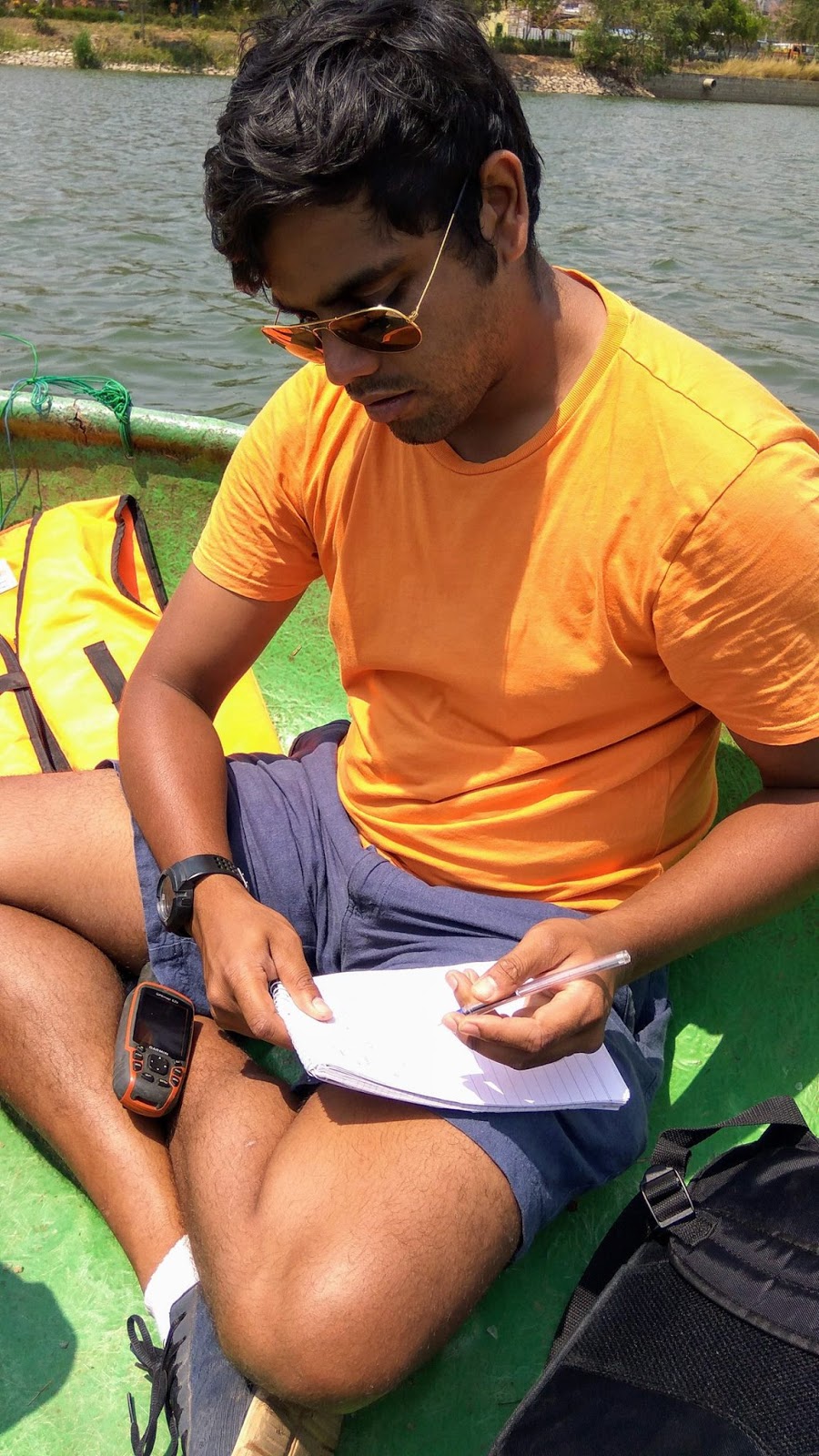 Visit to Kaikondrahalli Lake for collecting data (Part 1) March 10