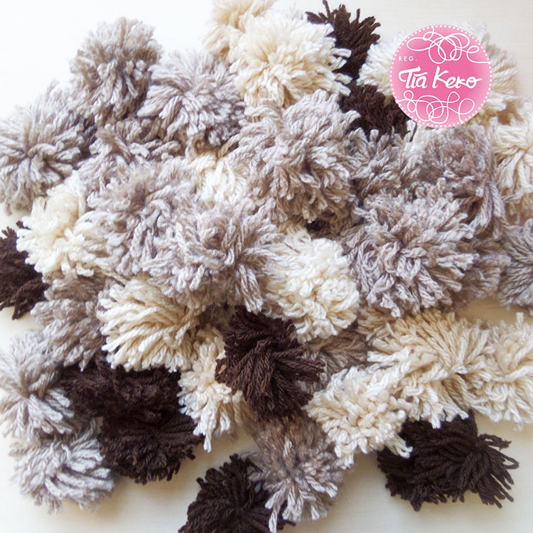 Tía Keko manualidades niños y pompones