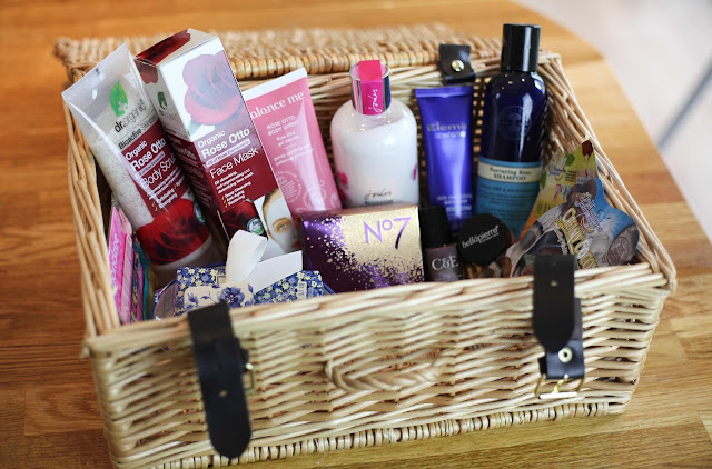 skincare hamper