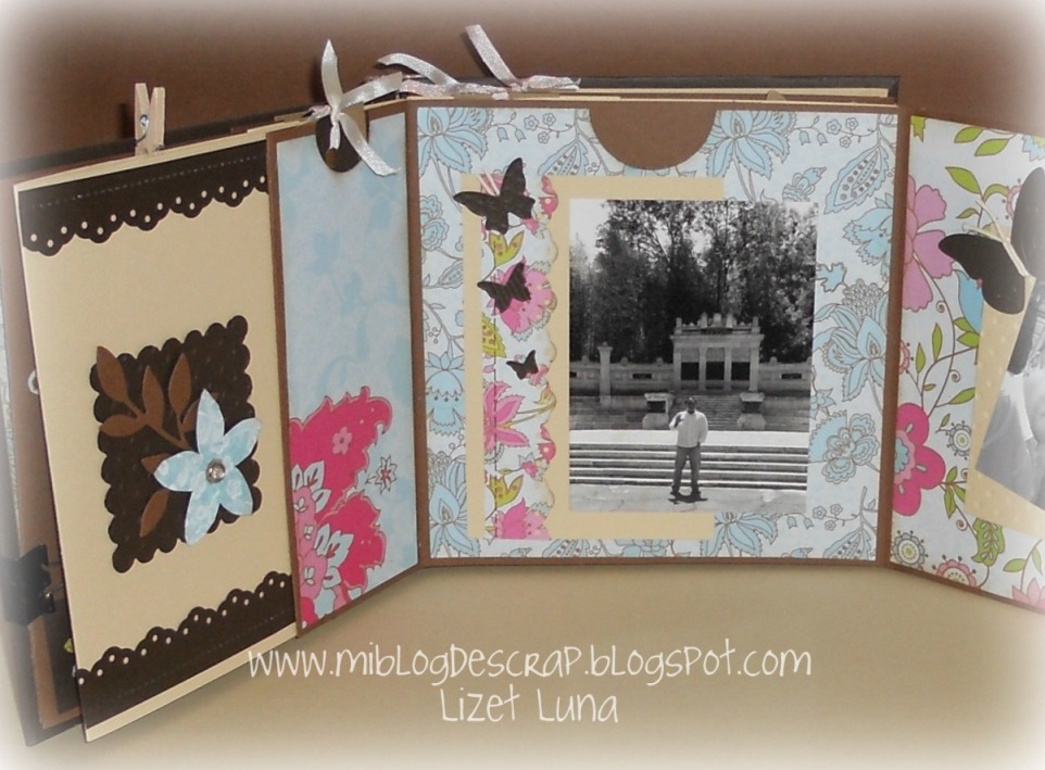 Lizet Luna: Mini Album de Scrapbook