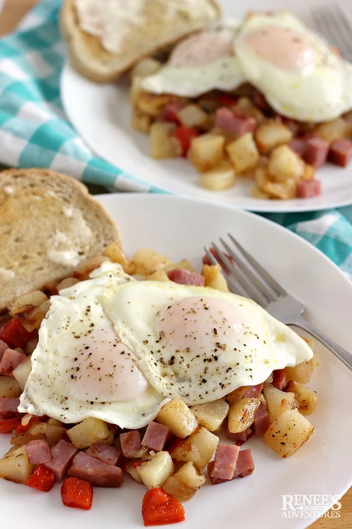 Easy Skillet Ham Hash Renee's Kitchen Adventures