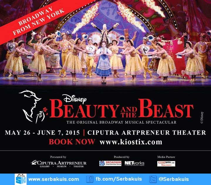 Kuis Berhadiah 2 Tiket Bronze Disney Beauty & The Beast 
