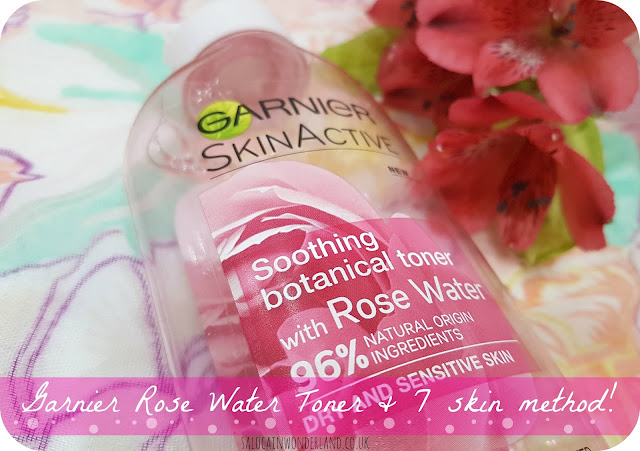 garnier rose water toner review