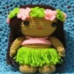 patron gratis muñeca hawaiana amigurumi | free pattern amigurumi hawaiana doll
