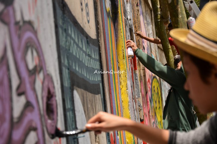 Tamawan Village Making of a Graffitti Mural Baguio City Philippines 65