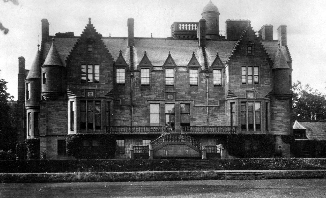 Tour Scotland Old Photograph Fothringham House Scotland