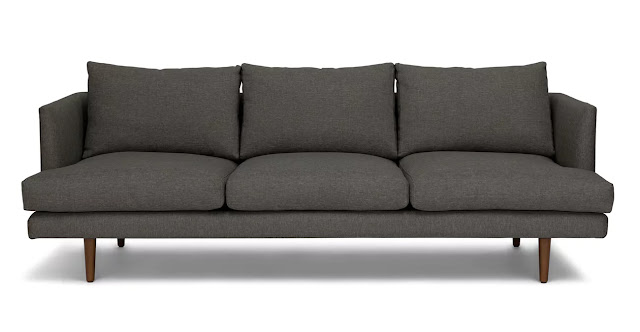 dark gray sofa for small living room