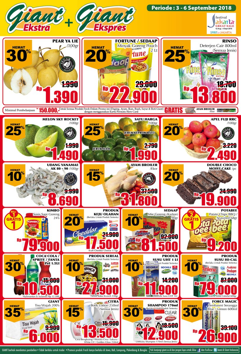 Katalog Giant Terbaru / Katalog Promo Giant Ekspress dan Ekstra Terbaru
