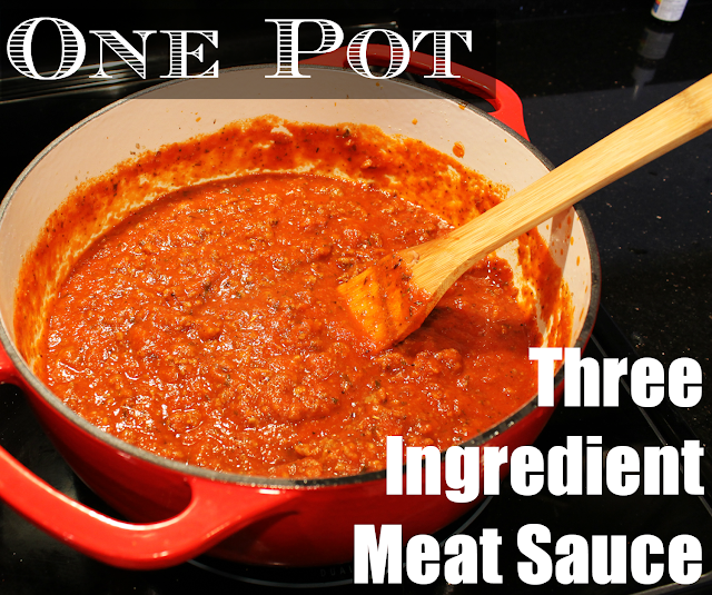 Three Ingredient Meat Sauce