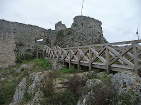 The remains of the castle at Roccasecca