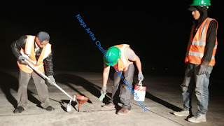 pemasangan sealant di bandara pasang sealant