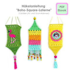 Boho-Square-Laterne Häkelanleitung