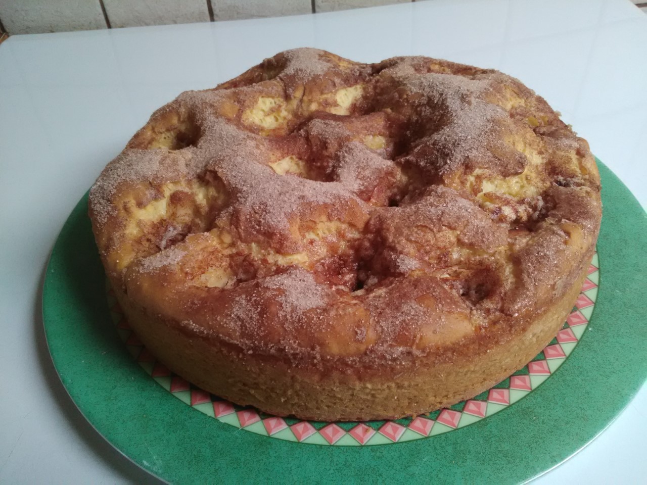 Les délices d'Océane: Gâteau à la cannelle alsacien (Zemetkuche)