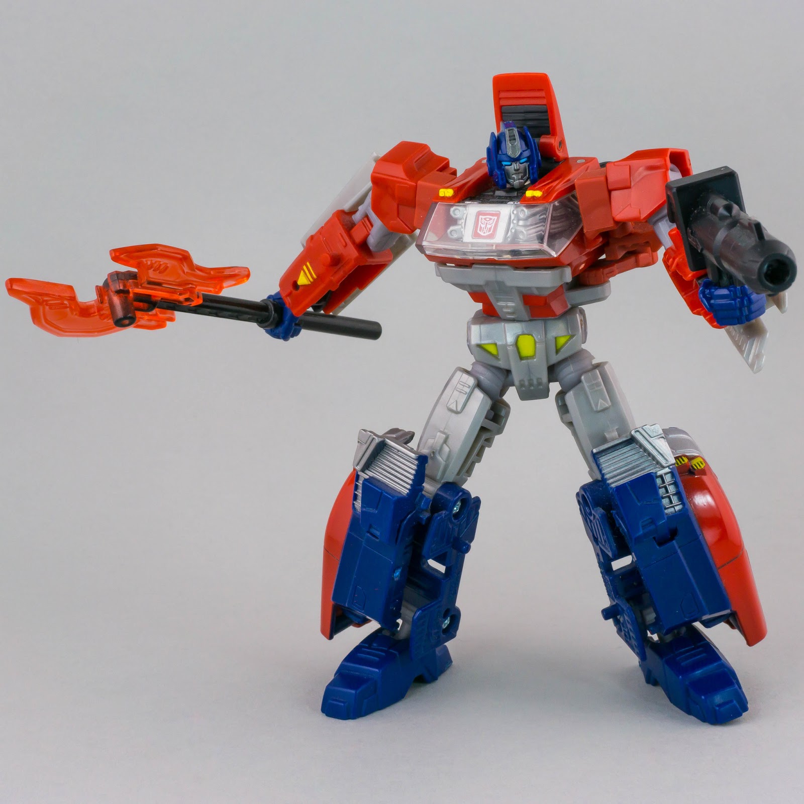Transformers Generations Orion Pax with rifle and axe