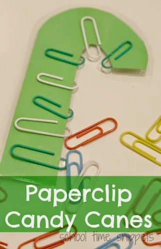 paper clip candy canes