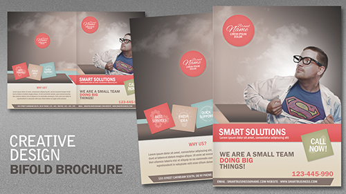 Design a Creative Bi Fold Brochure In Photoshop Part 1