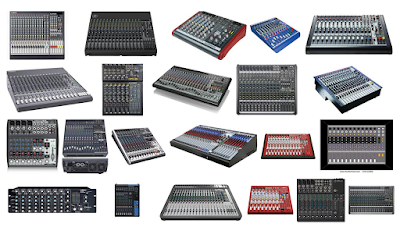 Analog Audio Mixer for Home Recording Studio