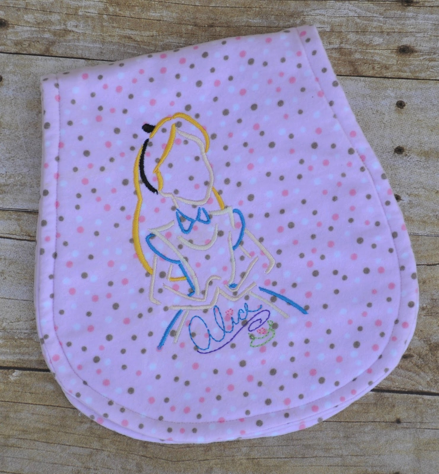 My Little Spot of Sanity Princess Wonderland Burp Cloths