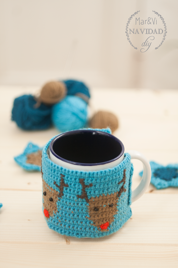 Cubre taza de crochet