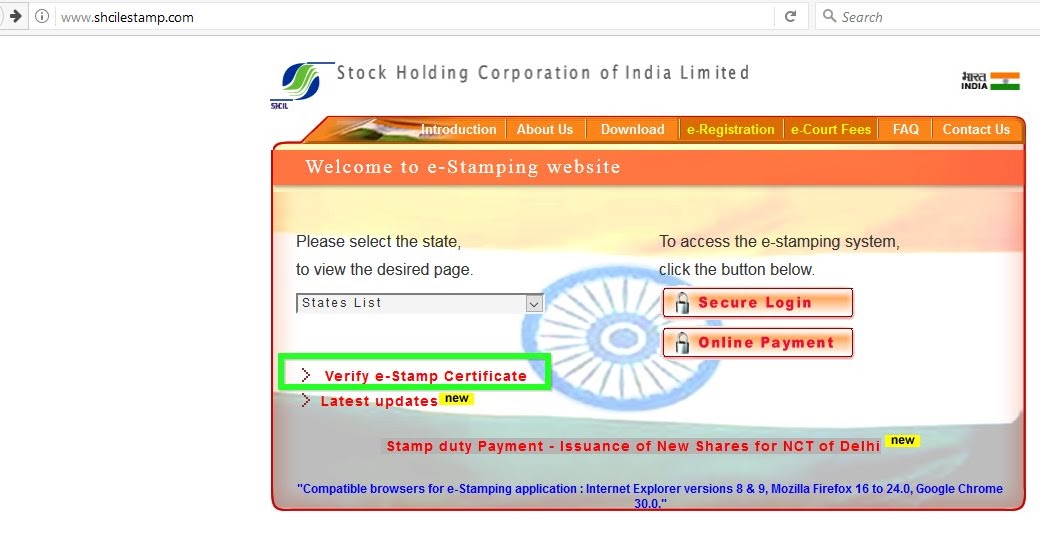 SOFT MINDS How to verify the authenticity of eStamp Paper?